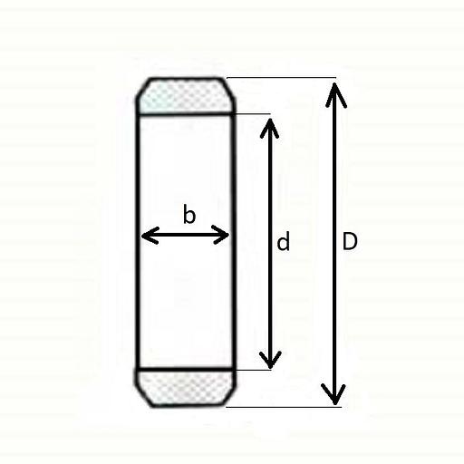 Амортизирующие конвейерные ролики, внешний диаметр 159 мм фото 5