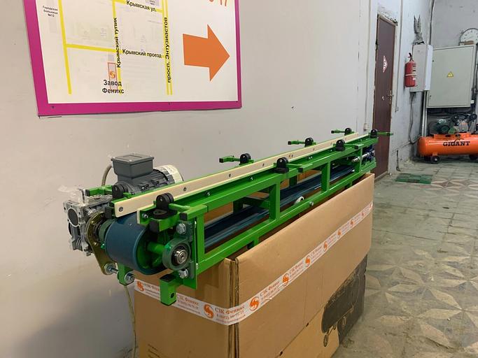 Мини-транспортер для цилиндрических деталей фото 3