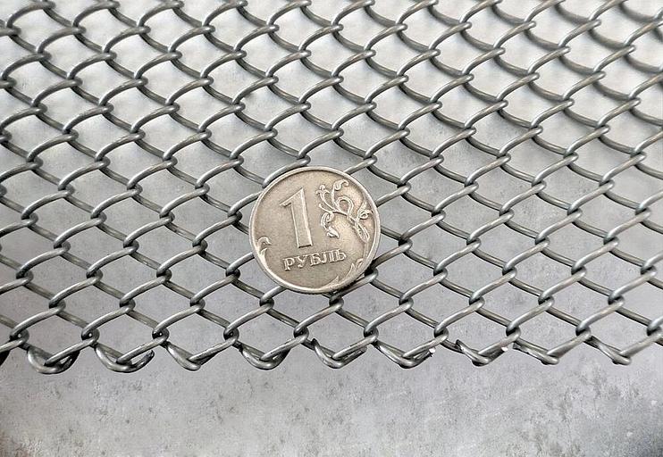 Сетка конвейерная плетеная одинарная для охлаждения груза. Тип 1. фото 2