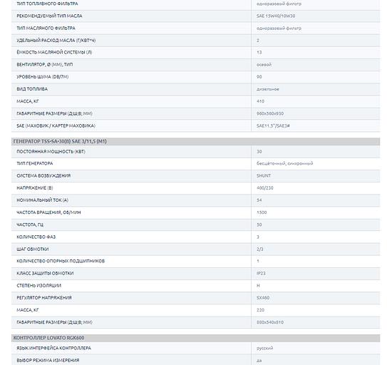 Дизельный генератор 30 кВт шумозащитный кожух TTD 42TS ST ОПТ фото 4