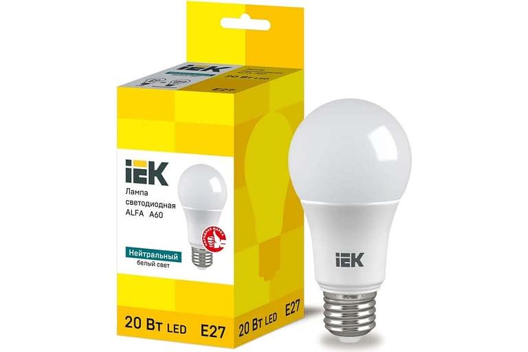 Лампа светодиодная ALFA шар А60 фото 1