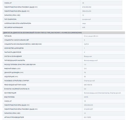 Бензогенератор TSS SGG 2000N ОПТ фото 8