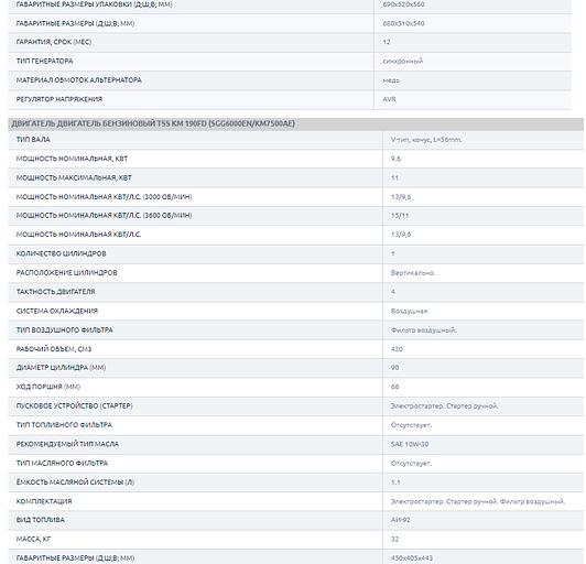 Бензогенератор TSS SGG 5000N ОПТ фото 8