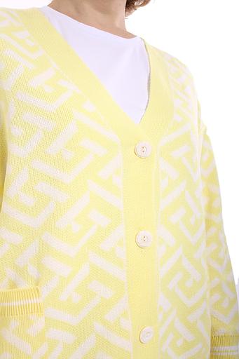 Жакет женский арт.Л347, бледно-жёлтый ОПТ фото 3