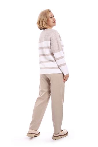 Жакет женский арт.1526, коричневый меланж ОПТ фото 3