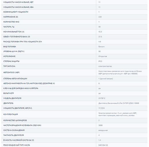Бензогенератор TSS SGG 10000EHA ОПТ фото 6