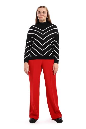 Джемпер женский арт.Л382, чёрный ОПТ фото 1