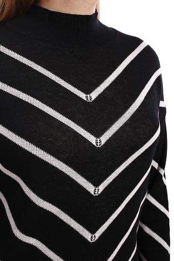 Джемпер женский арт.Л382, чёрный ОПТ фото 4