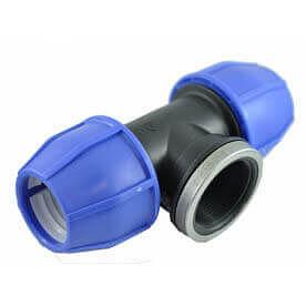 Тройник с внутренней резьбой 25 x 3/4" фото 1