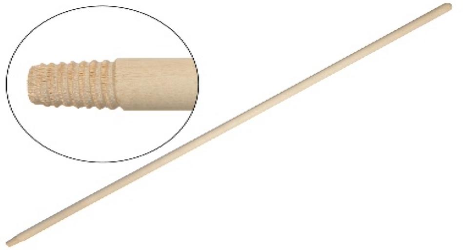 Деревянный черенок для щёток ЧР/120 ОПТ фото 1