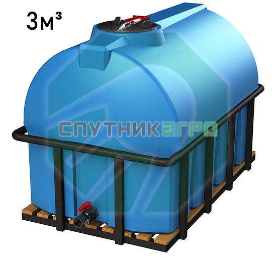 Ёмкость горизонтальная 3000 л фото 1