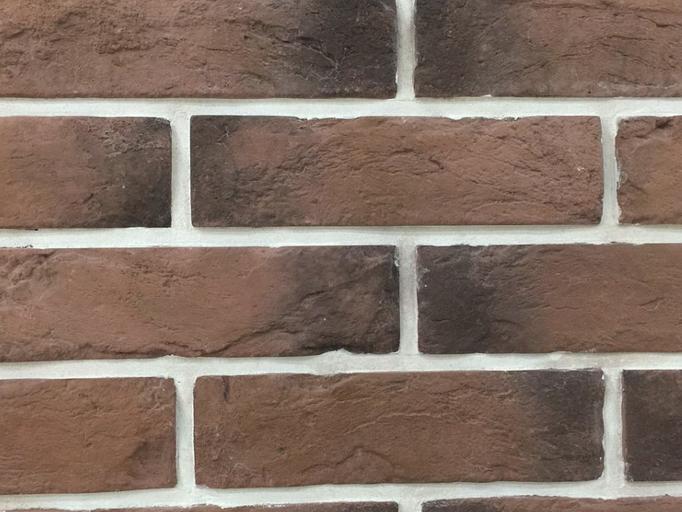 Декоративный кирпич «Москва» цвет Loft красно-бордовый оттенок фото 1