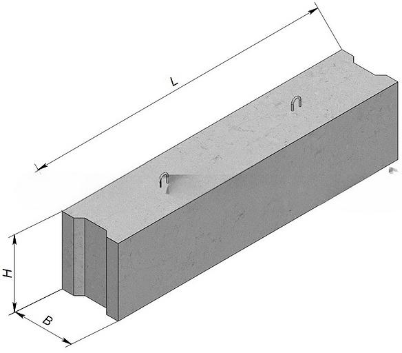 Фундаментный блок ФБС 24-5-6 фото 1