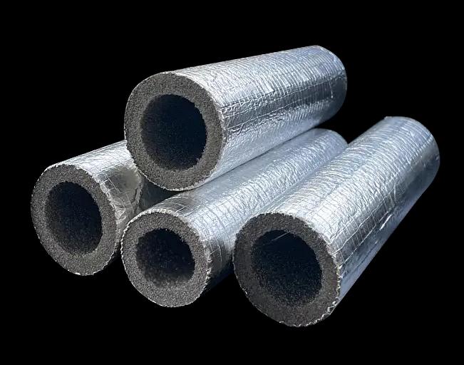 Трубки из вспененного полиэтилена кашированные алюминиевой фольгой на стеклосетке PULLFLEX фото 1