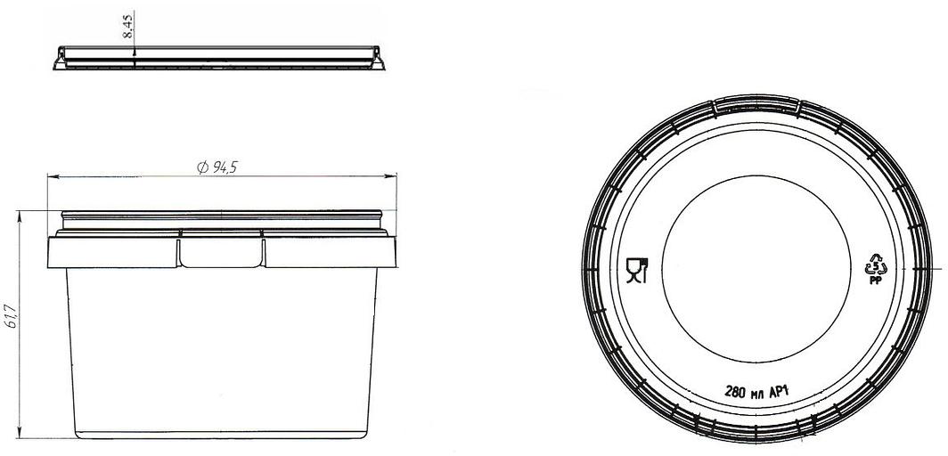 罐装 280 毫升 91x79x62 批发 фото 2