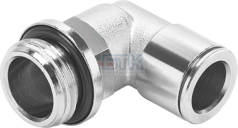 558711 Угловой штуцер с цанговым зажимом и резьбой NPQM-L-G14-Q6-P10 FESTO фото 1