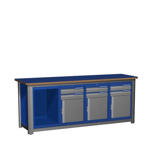 Верстак четырехтумбовый «Верстакофф Mechanic» М20.ПС2222 фото 1