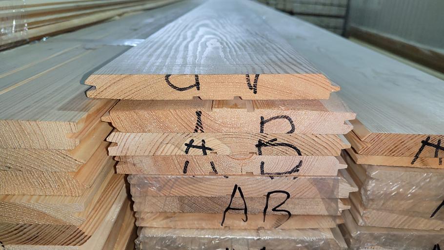 Floor board 22x90x3000 Pine фото 1