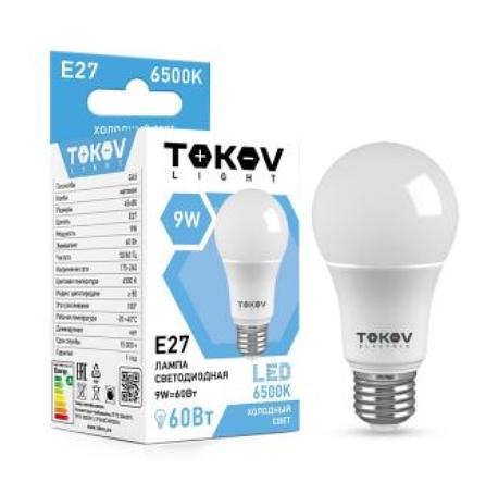 Лампа светодиодная 9Вт G45 6500К Е27 176-264В (TKL) фото 1