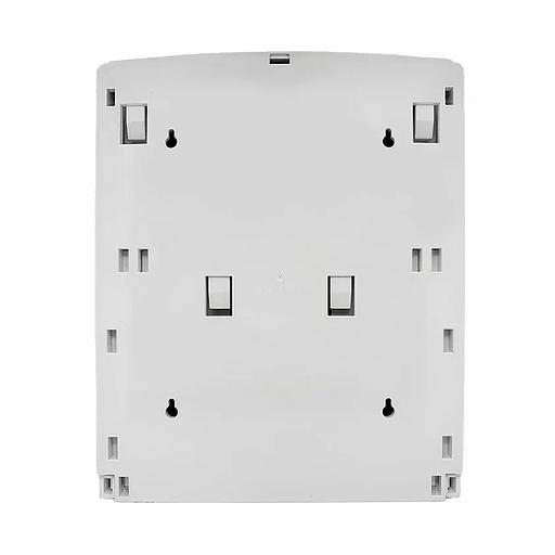 HOR Диспенсер для бумажных полотенец T1 Стандарт, корпус белый, нижнее стекло серое, универс. система сложения (Z(C) / V(ZZ)) опт фото 6