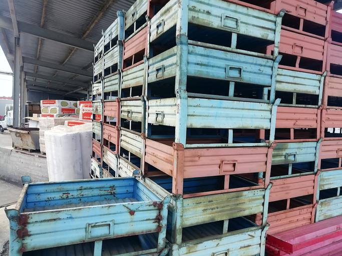 Тара металлическая 800×600×300 мм, 20 кг фото 2