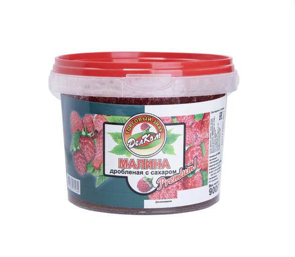 Малина дробленая с сахаром, опт фото 1