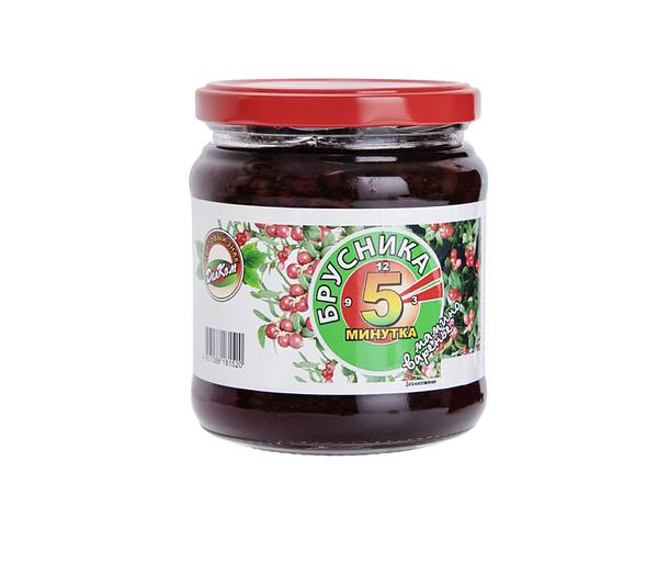 Варенье «Брусника», 550 гр, опт фото 1