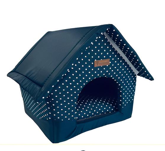 Домик для кошек «Нежность звезды» синий ОПТ фото 1