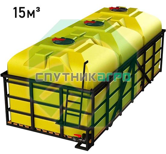 Транспортная кассета одинарная 15000 л с КВ ёмкостями фото 1