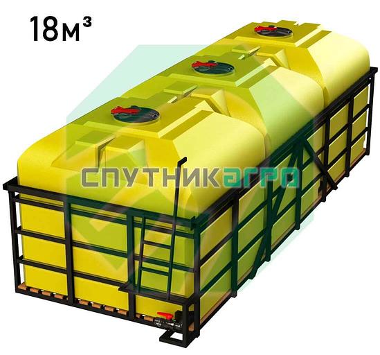 Транспортная кассета одинарная 18000 л с КВ ёмкостями фото 1