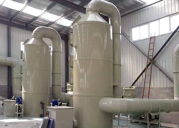 Полый форсуночный скруббер (мокрый циклон) фото 3