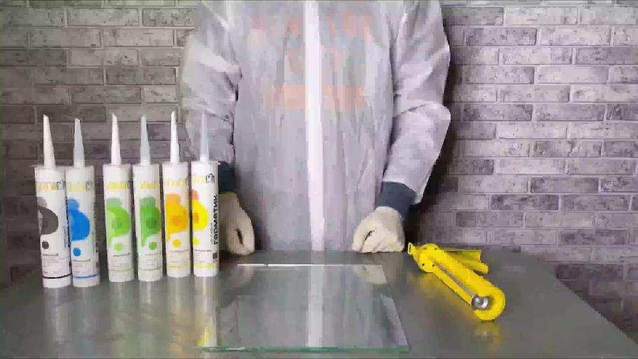 Герметик силиконовый универсальный белый KRONbuild 280 г фото 2