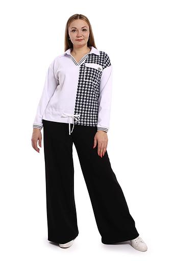 Джемпер женский арт.П4228, белый ОПТ фото 1