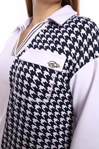 Джемпер женский арт.П4228, белый ОПТ фото 4