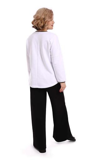 Джемпер женский арт.П4304а, белый ОПТ фото 2