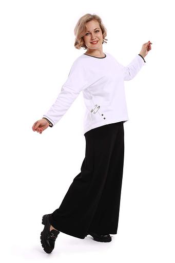 Джемпер женский арт.П4304а, белый ОПТ фото 3