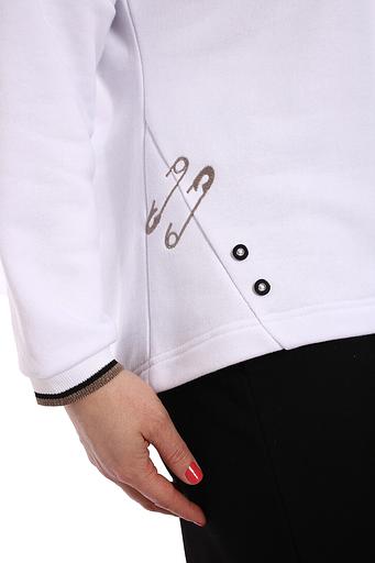 Джемпер женский арт.П4304а, белый ОПТ фото 4