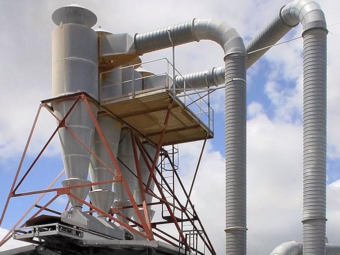 Циклонный фильтр пылеуловитель фото 8