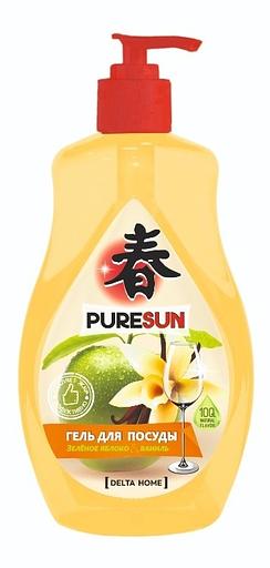 Средство для мытья посуды «Puresun» с ароматом зеленого яблока и ванили ОПТ фото 1
