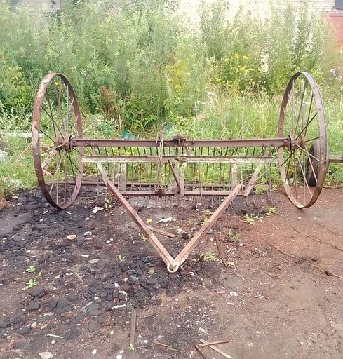 Грабли прицеп для сенокоса на трактор б/у фото 1