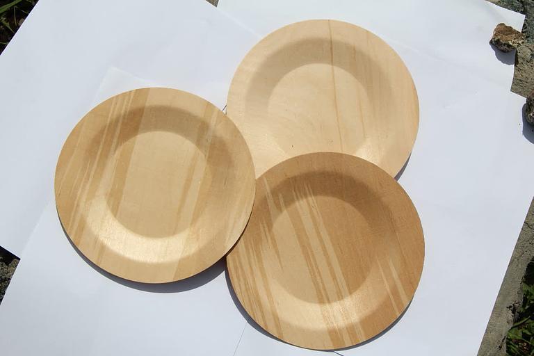 Тарелка десертная одноразовая, круглая 100 мм фото 2