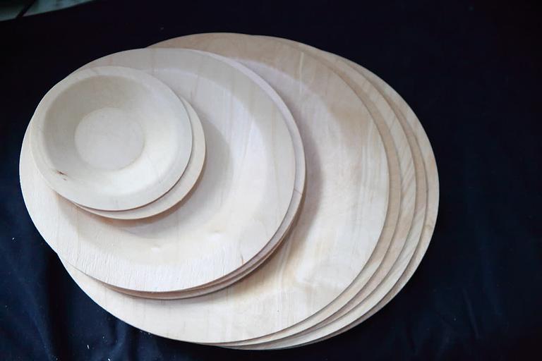 Тарелка десертная одноразовая, круглая 100 мм фото 3