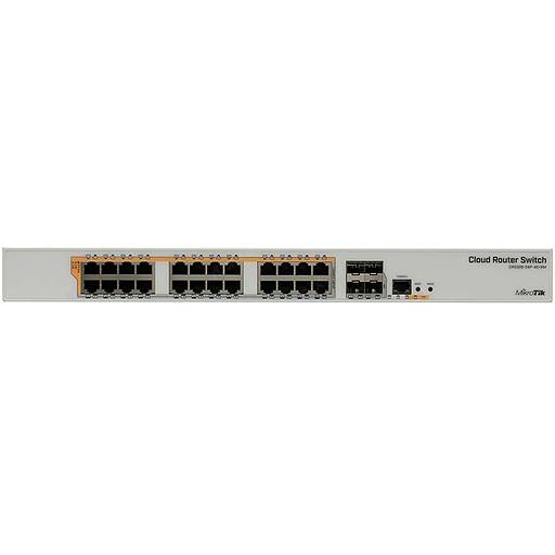 Коммутатор MikroTik CRS328-24P-4S+RM 24G 4SFP+ 24PoE+450W L3 фото 1