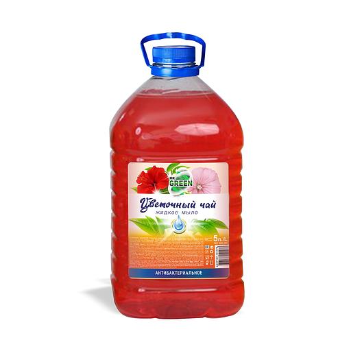 Жидкое мыло Mr.Green «Цветочный чай» антибактериальное 5 л ОПТ фото 1