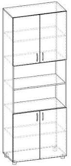 Шкаф для документов ШДД-011 фото 1