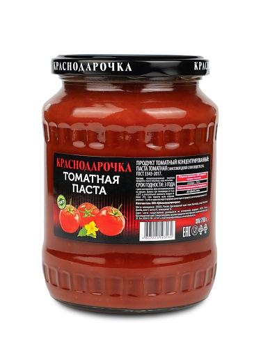 Томатная паста «Краснодарочка», 700 г, опт фото 1