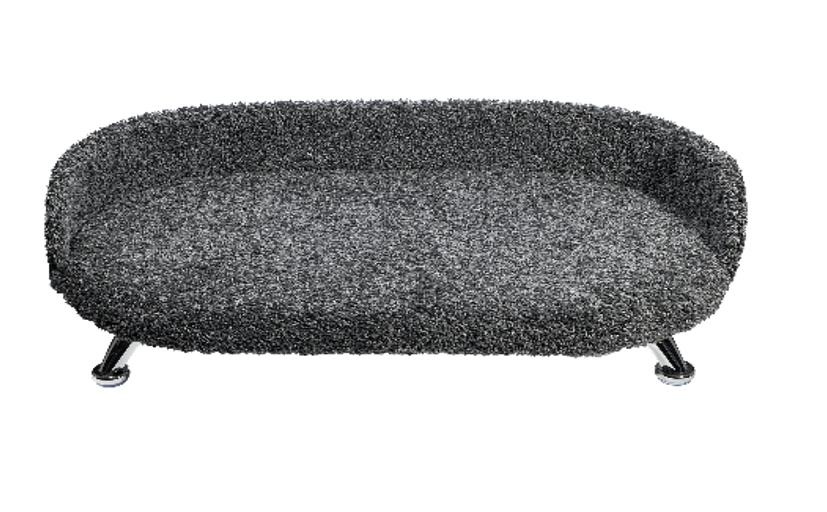 Лежанка-диван для животных «Лея-графит Big» ОПТ фото 1