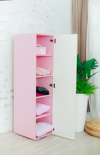 Шкаф пенал детский «Домик» мятный фото 6