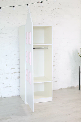 Шкаф детский однодверный «Голландский» белый фото 2