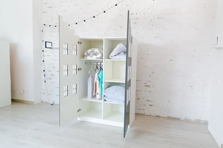 Шкаф детский 2-х дверный «Голландский» мятный фото 4